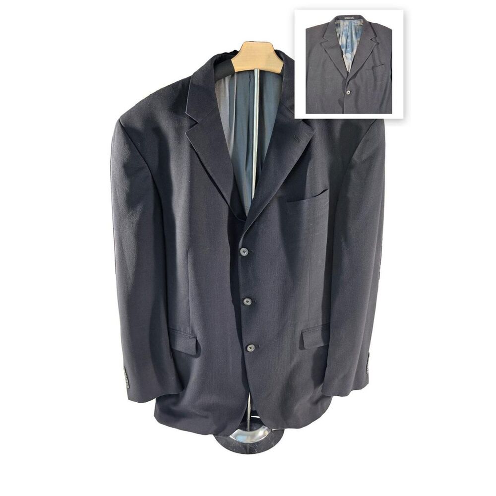 Oscar-de-la-renta Men's Black Suit